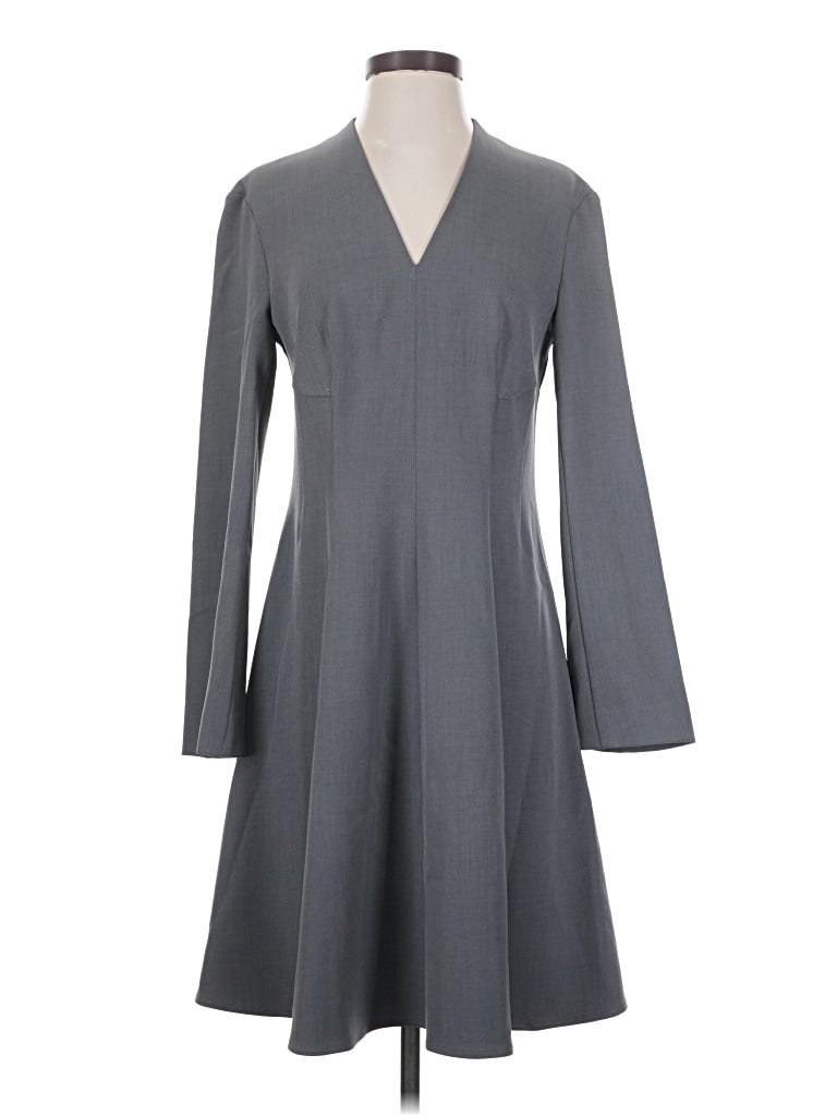 Pre-owned Mm. Lafleur Casual Dress In Gray