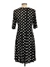 Cato Polka Dots Black Casual Dress Size L - photo 2