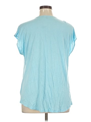 INC International Concepts Short Sleeve Blouse (view 2)
