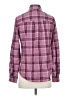 St. John's Bay Plaid Purple Long Sleeve Button-Down Shirt Size XS - photo 2