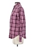 St. John's Bay Plaid Purple Long Sleeve Button-Down Shirt Size XS - photo 5
