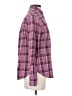 St. John's Bay Plaid Purple Long Sleeve Button-Down Shirt Size XS - photo 4
