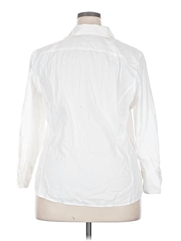 Gold Label Investments 3/4 Sleeve Button-Down Shirt (view 2)