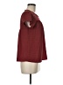 E&M Collection Burgundy Short Sleeve Blouse Size M - photo 4