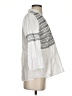 Cato 100% Cotton White 3/4 Sleeve Blouse Size S - photo 4