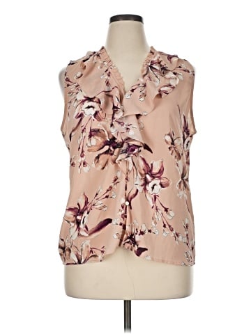 Karl Lagerfeld Paris Sleeveless Blouse (view 1)