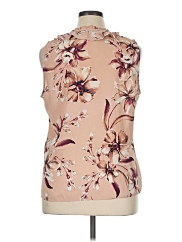 Karl Lagerfeld Paris Sleeveless Blouse (view 2)