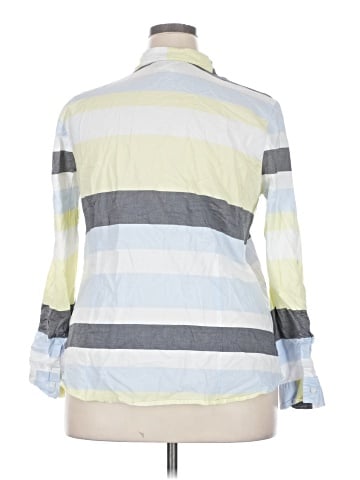 Jaclyn Smith Long Sleeve Button-Down Shirt (view 2)