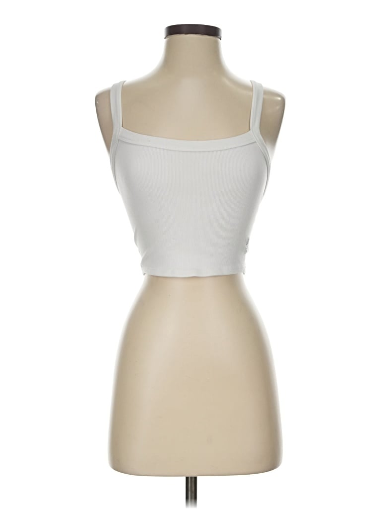 Pre-owned Fp Movement Tank Top Ivory Strapless Neckline Tops