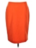 Kasper Solid Orange Formal Skirt Size 6 - photo 1