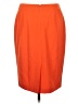 Kasper Solid Orange Formal Skirt Size 6 - photo 2
