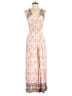 Cotton Candy LA Paisley Floral Pink Ivory Jumpsuit Size S - photo 1