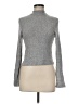 Miss Selfridge Metallic Gray Turtleneck Sweater Size 8 - photo 1