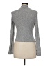 Miss Selfridge Metallic Gray Turtleneck Sweater Size 8 - photo 2