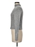 Miss Selfridge Metallic Gray Turtleneck Sweater Size 8 - photo 5