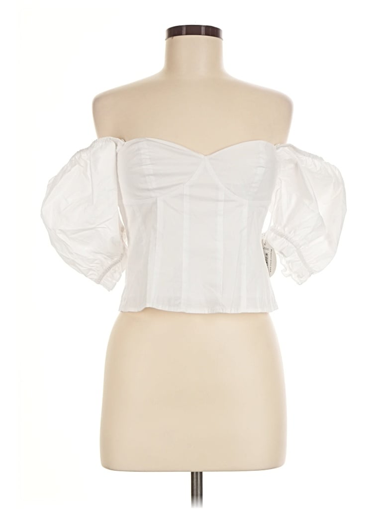 Staud Sleeveless Blouse In White