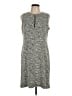 Apt. 9 Tweed Gray Casual Dress Size L - photo 1