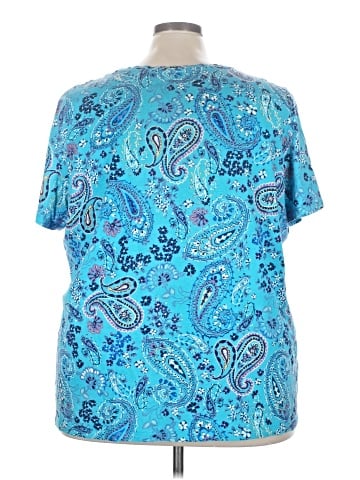 Woman Within Short Sleeve Blouse (view 2)