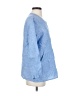 Christopher Calvin 100% Linen Blue 3/4 Sleeve Button-Down Shirt Size S - photo 4