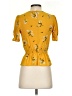 Elodie Yellow Short Sleeve Blouse Size S - photo 2
