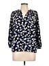 Bobeau Blue 3/4 Sleeve Blouse Size L - photo 1