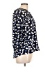 Bobeau Blue 3/4 Sleeve Blouse Size L - photo 4