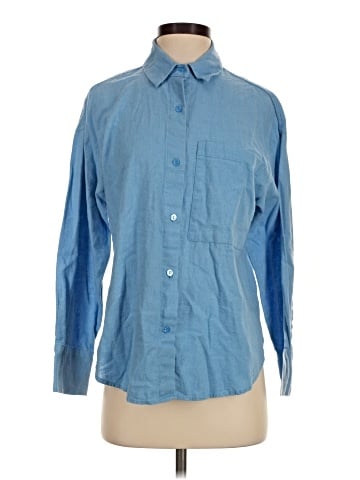 Abercrombie & Fitch Long Sleeve Button-Down Shirt (view 1)