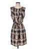 Olive and Oak 100% Polyester Paisley Tan Casual Dress Size S - photo 1