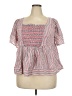 Old Navy Pink Short Sleeve Blouse Size 2X - photo 1