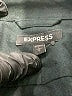 Express 100% Cotton Black Raincoat Size L - photo 6