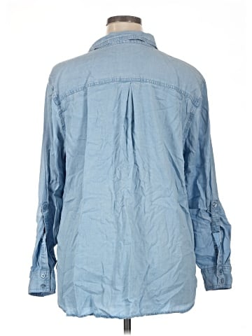 CALVIN KLEIN JEANS Long Sleeve Button-Down Shirt (view 2)