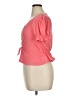 Meraki 100% Polyester Pink Short Sleeve Top Size XL - photo 5