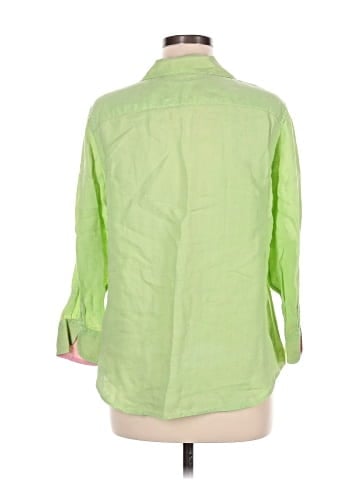 Lauren by Ralph Lauren 3/4 Sleeve Button-Down Shirt (view 2)