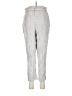 H&M Stripes Silver Casual Pants Size 6 - photo 2
