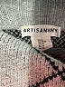 Artisan NY Argyle Gray Turtleneck Sweater Size M - photo 4