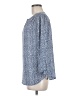 Monday Fun 100% Polyester Blue 3/4 Sleeve Blouse Size M - photo 5