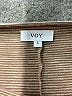 VOY Solid Brown Casual Dress Size L - photo 7
