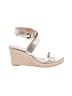 Stuart Weitzman Silver Wedges Size 12 - photo 1