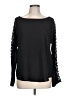 Lumiere 100% Polyester Black Long Sleeve Blouse Size L - photo 1