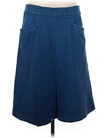 Woolovers Denim Skirt (view 1)