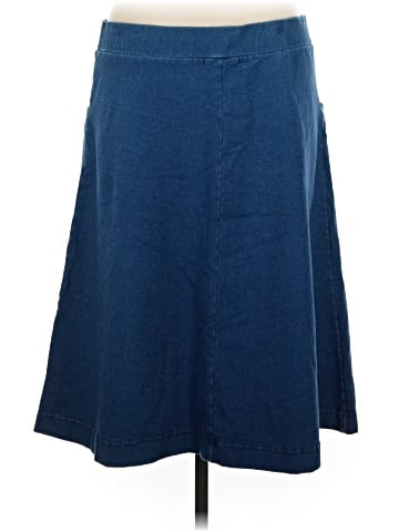 Woolovers Denim Skirt (view 2)