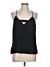 Valette 100% Polyester Black Sleeveless Top Size L - photo 1