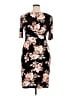Connected Apparel Floral Black Cocktail Dress Size 14 (petite) - photo 2