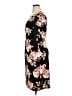 Connected Apparel Floral Black Cocktail Dress Size 14 (petite) - photo 5