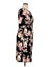 Connected Apparel Floral Black Cocktail Dress Size 14 (petite) - photo 4