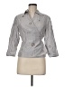 Carole Little 100% Polyester Silver Jacket Size M - photo 1