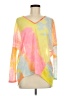 La Miel 100% Polyester Yellow Long Sleeve Top Size M - photo 1