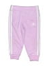 Adidas 100% Polyester Purple Track Pants 9-12 MO / 12 MO - photo 1