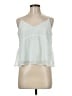 Old Navy 100% Polyester Green Sleeveless Blouse Size Med Petite - photo 1