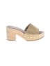 Veronica Beard 100% Leather Gold Mule/Clog Size 8 - photo 1